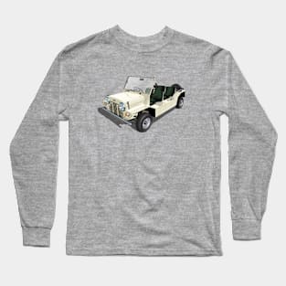 Austin Mini Moke in white Long Sleeve T-Shirt